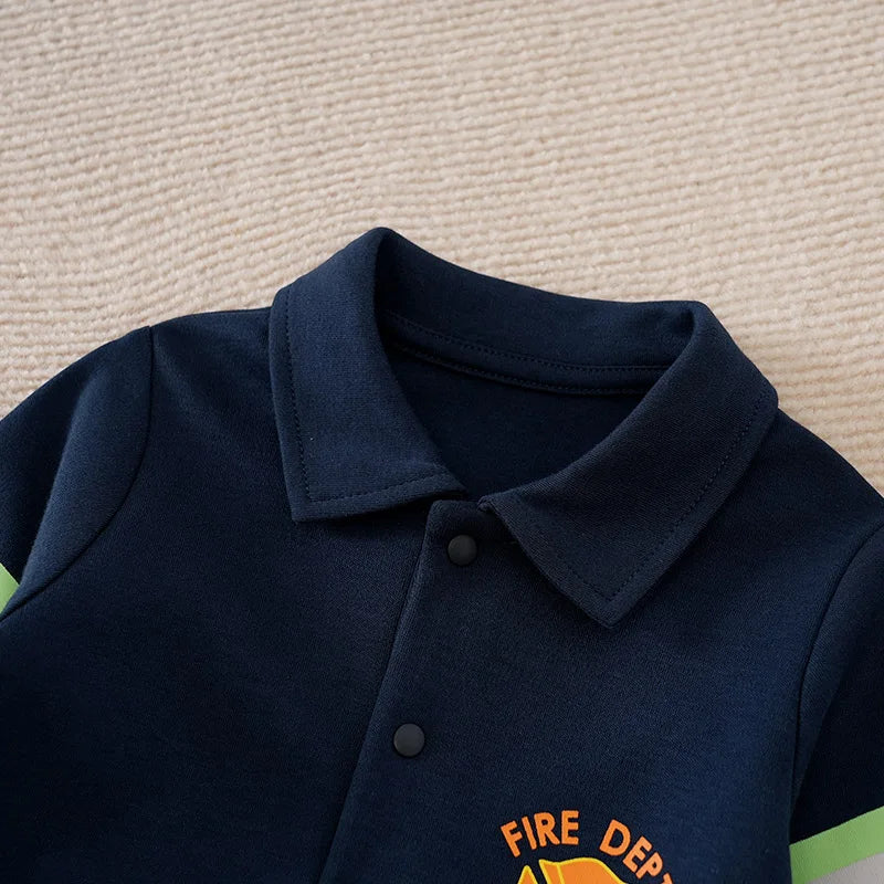 Fireman Baby Halloween Costume Onesie-480