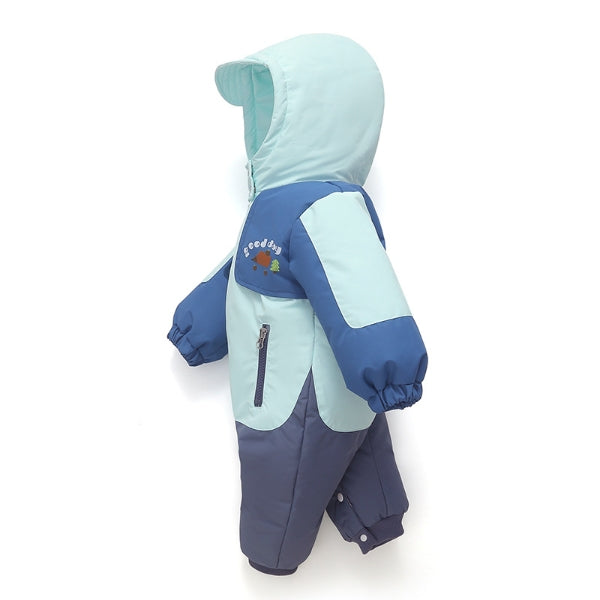 Baby One-Piece Down Winter Jacket | Infant Puffer Snowsuit 0-24M-344