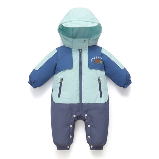 Baby One-Piece Down Winter Jacket | Infant Puffer Snowsuit 0-24M-344