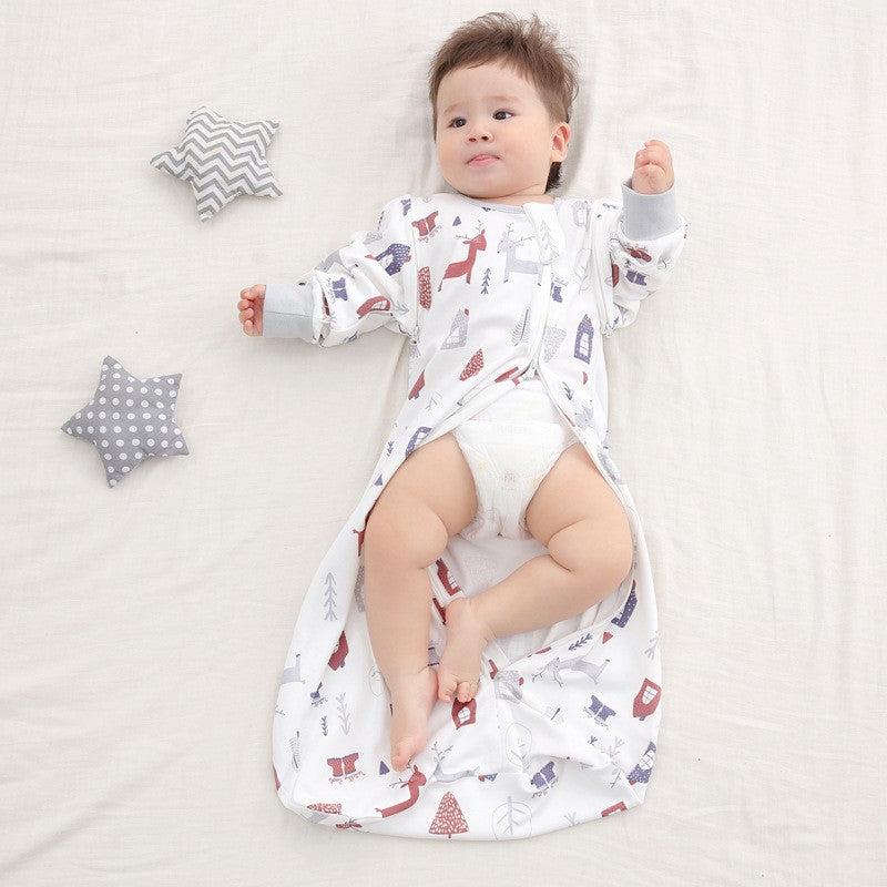 Newborn Baby Sleeping Bag Arms-up Swaddle Startle Sack 0.3 TOG-46