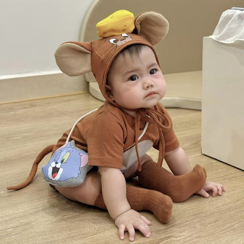 Tom&Jerry Baby Costume Onesie With Hat Bag - 19