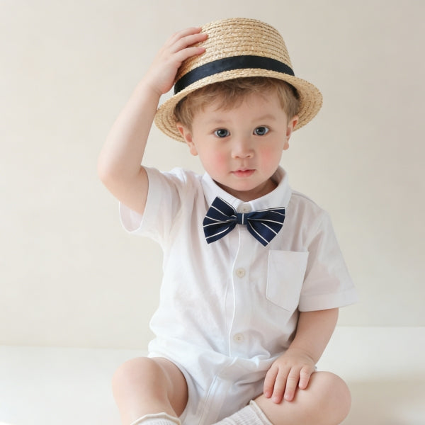 Baby Boy Formal Wear Onesie For Summer-333