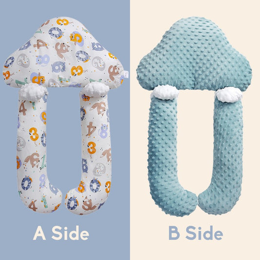 Baby Tummy Relief Bed-in Pillow 2-in-1 Reversible Gas & Colic Soothing Cushion Infant Nap Support -20