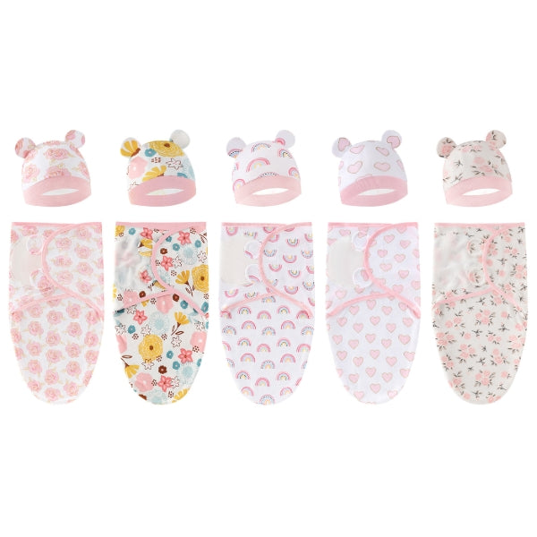 Newborn Baby Sleeping Swaddles Startle Wrap Sets 0.3TOG-60