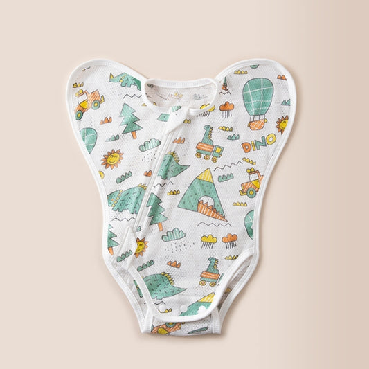 3-Piece Newborn Baby Sleeping Bag Bundle Arms-Up Startle Sack 0.2TOG Ultra-Light Summer Set -29