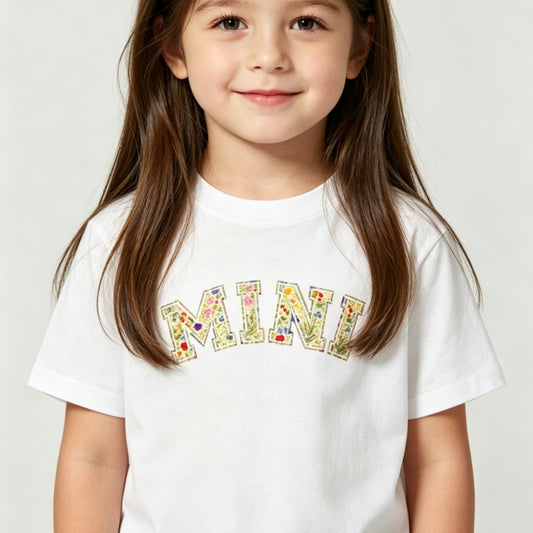"MINI" Graphic Print Kids T-Shirt | Mama & Kids Matching Set | Ages 3.5-9
