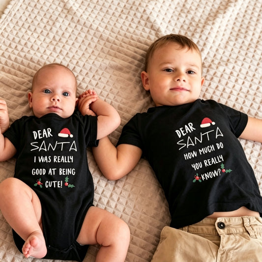 "DEAR SANTA" Baby Onesie -244
