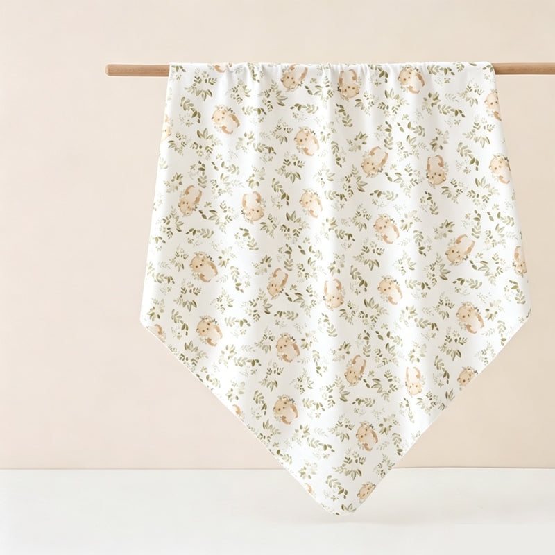 2 Pack Swaddle Blanket 100% Cotton | 90x90cm (35x35in) Newborn Wrap & Bath Towel