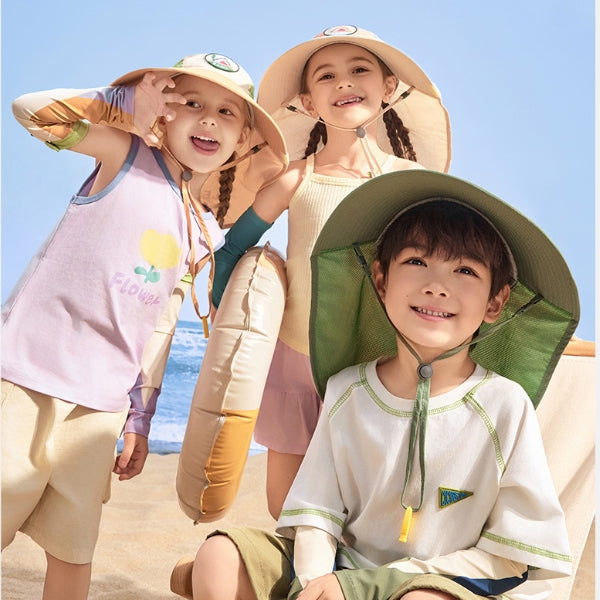 Children Wide Brim Sun Protection Hat – 107