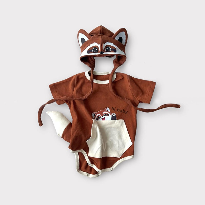 Baby Boy Costume Raccoon Onesie-216