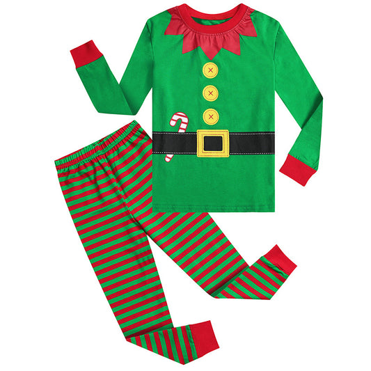 Kids Undershirts Underpants Sets Christmas Pajamas -267