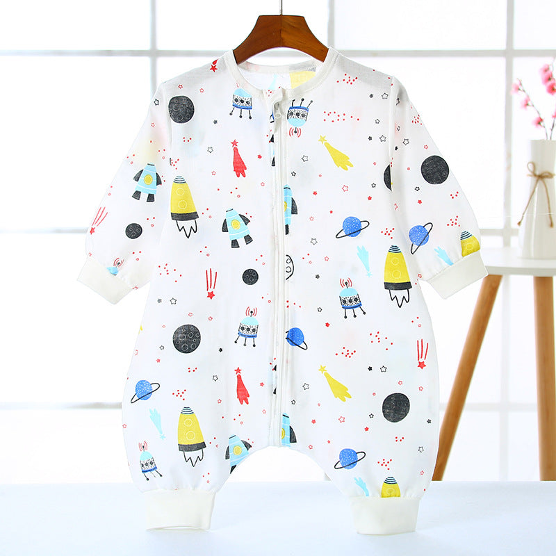 2 Packs Children Sleeping Bag 1 Layer Gauze Cotton Swaddle 0.2 TOG-S25