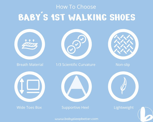how to choose the 1st walking shoes for baby-babysleepbetter.com