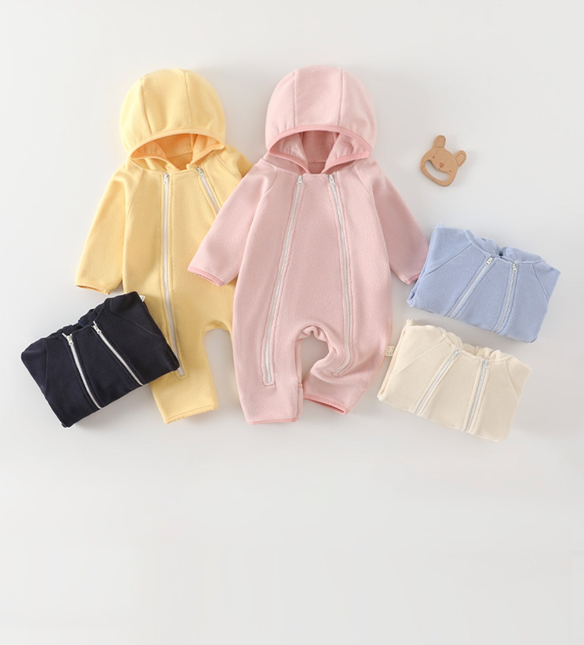 Baby Double-Sided Polar Fleece One-Piece | 6M–14M