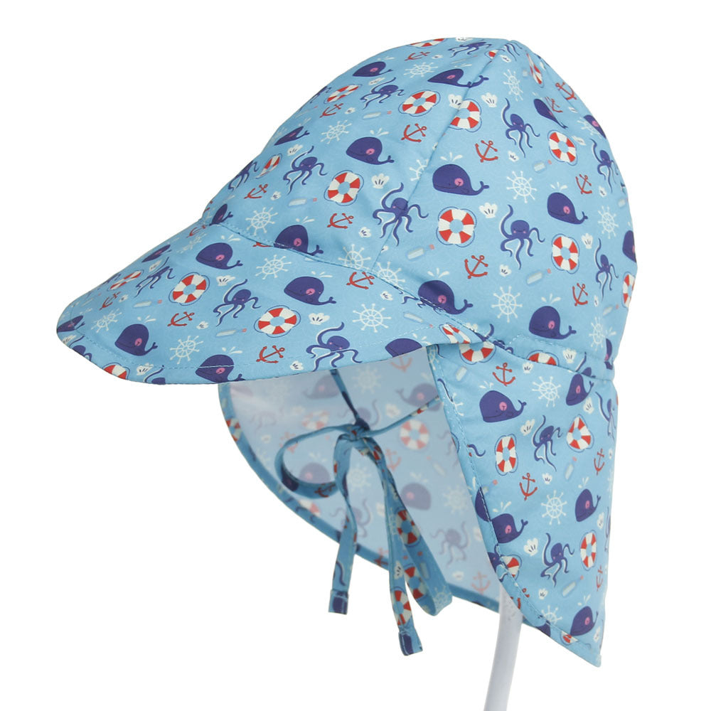 Baby & Toddler Sun Hat UPF 50+ | Adjustable Wide Brim Beach Bucket Hat