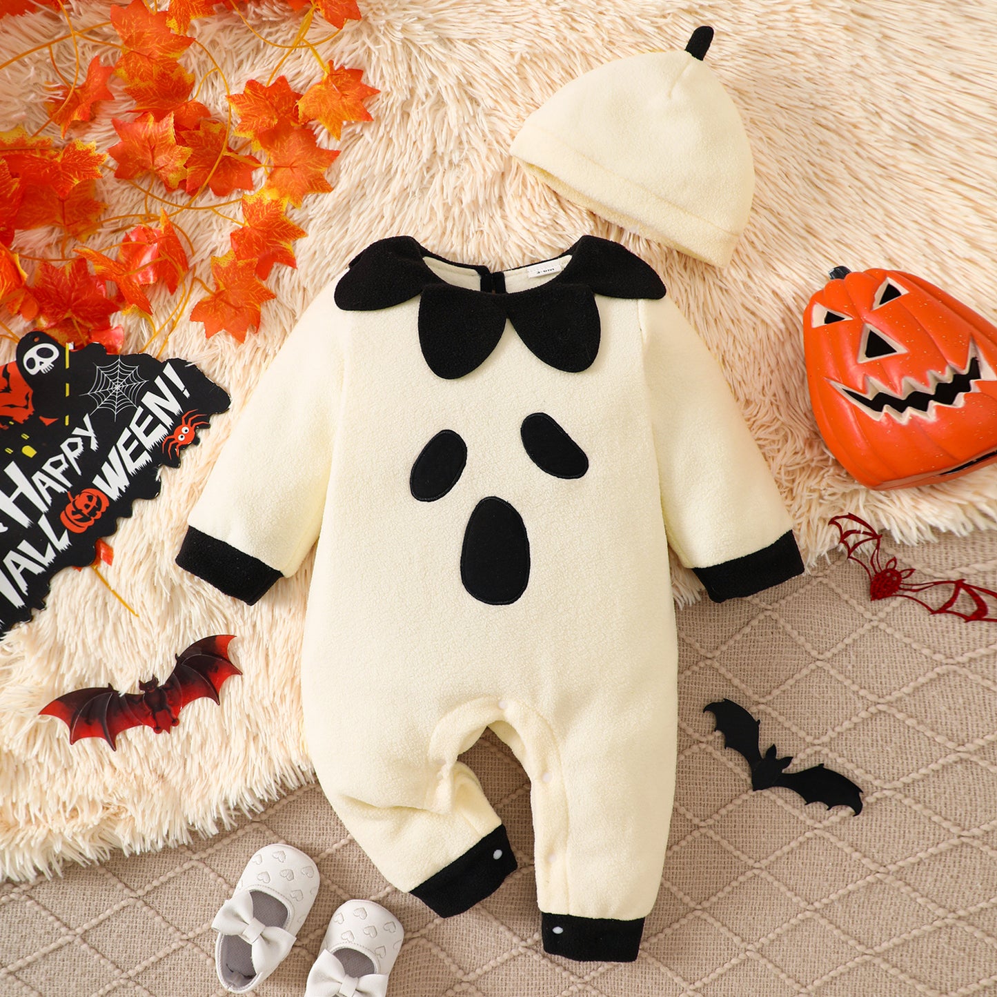 Ghost Halloween Costume Onesie-422