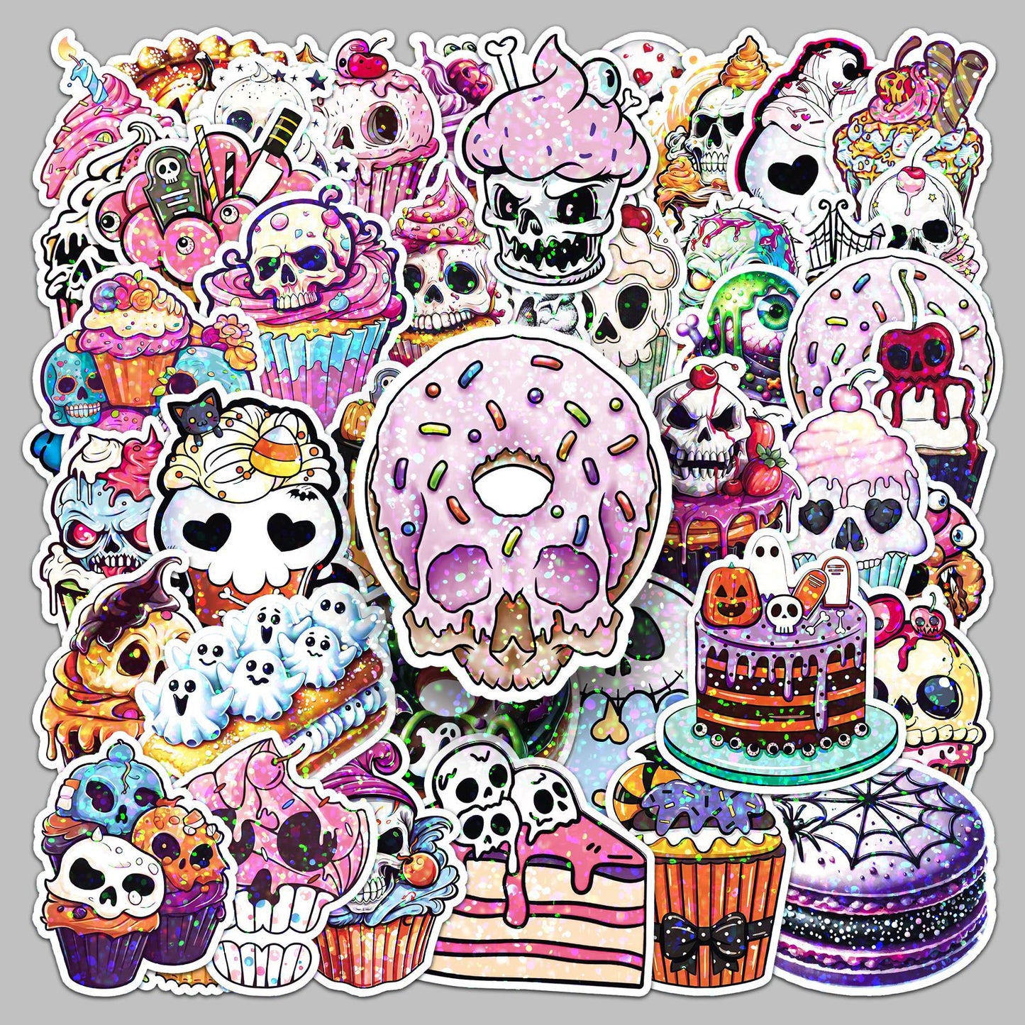 50 Unique Halloween Stickers Pack For Kids | No Duplicates