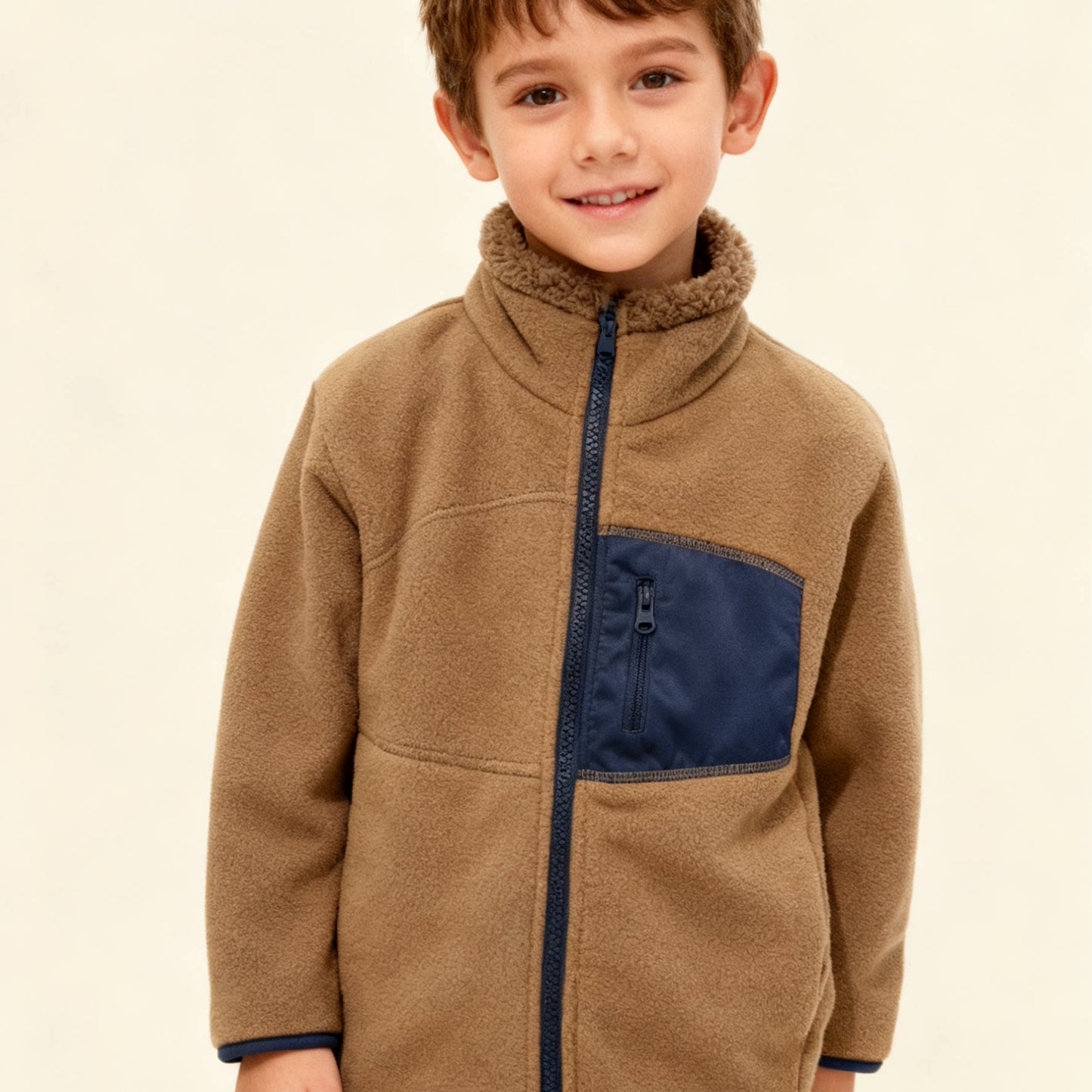 Parents & Kids Matching Fleece Winter Jacket | Double-Sided Plush-110