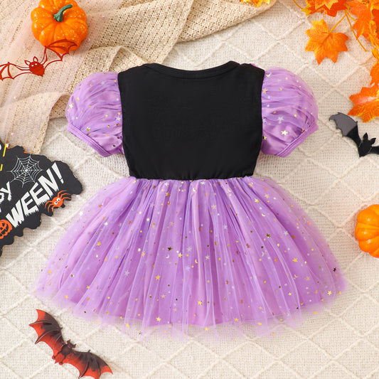 Girls' Boo Crew Halloween Tulle Dress | Princess Costume-415