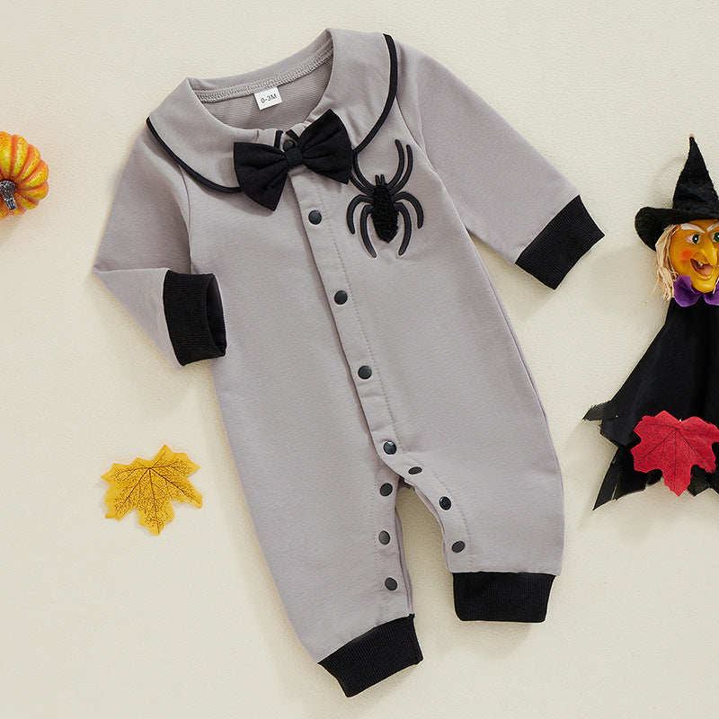 Baby Gentleman Spider Halloween Costume Onesie-488
