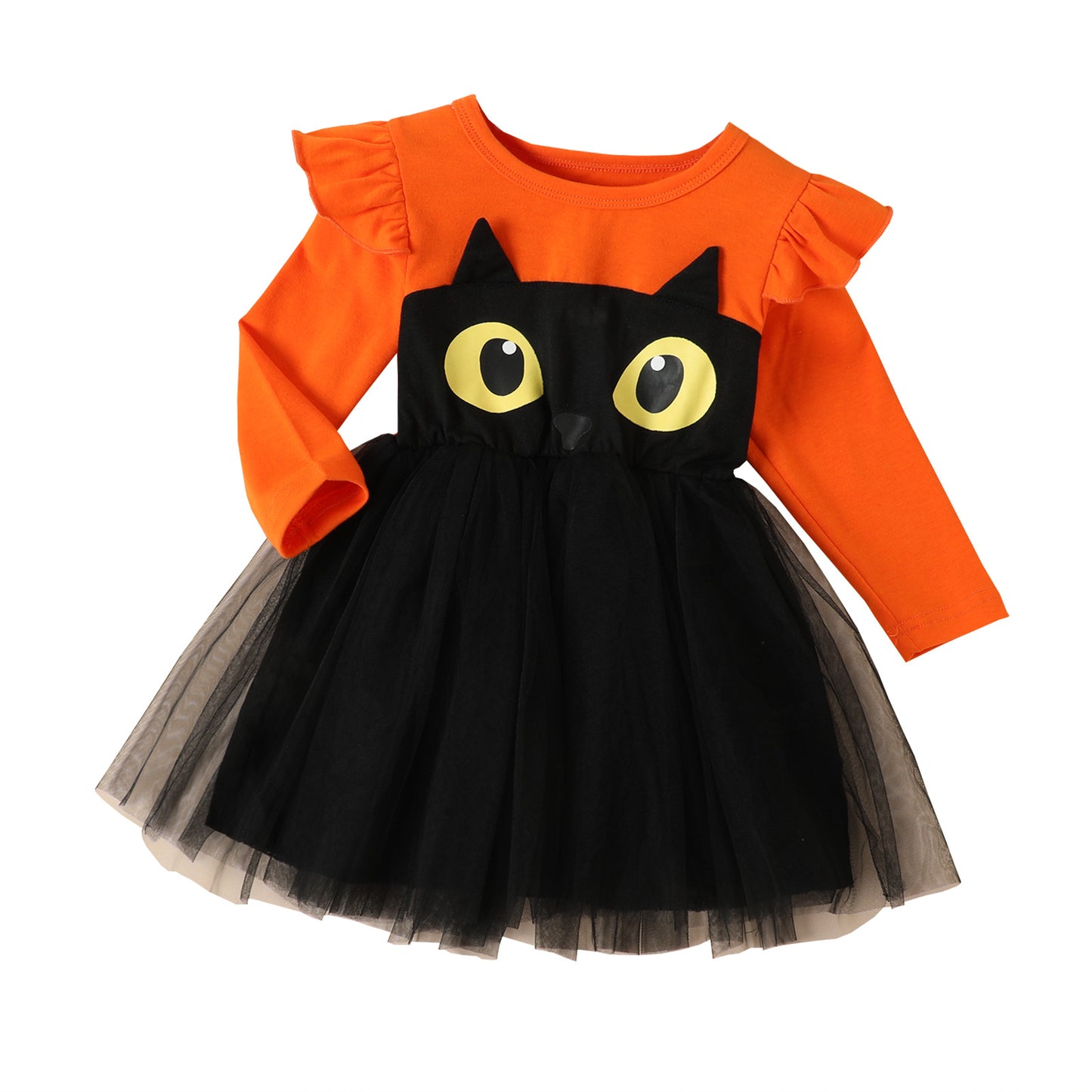 Girl Halloween Tulle Dress | Princess Costume-416