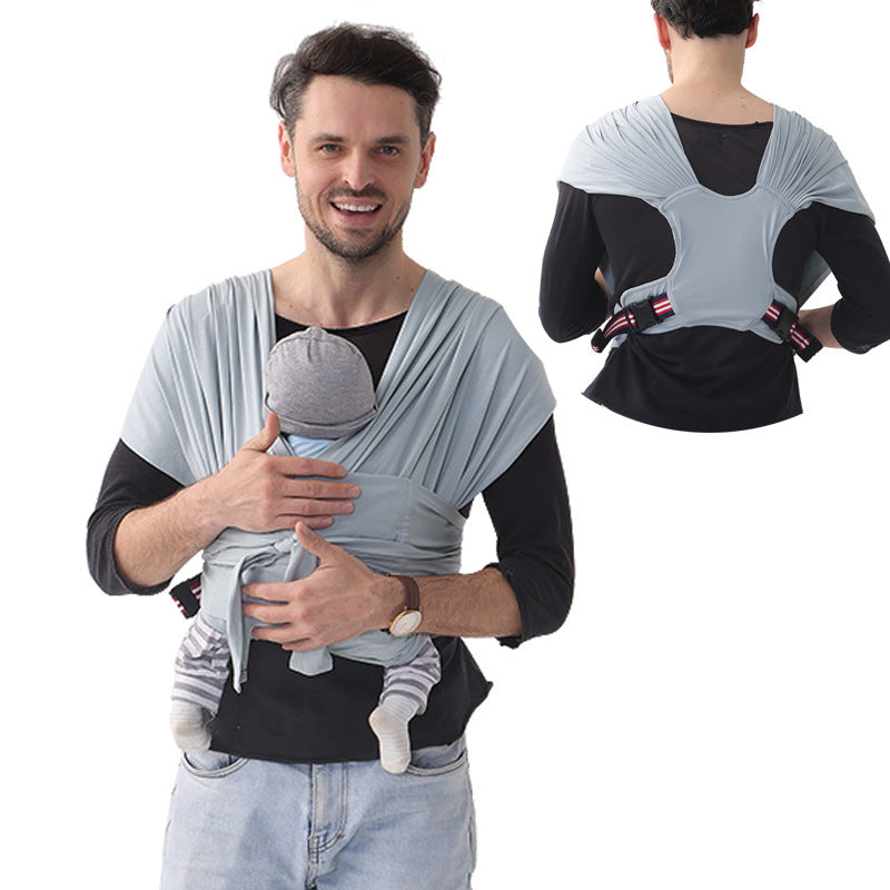 Newborn Baby Wrap Carrier Sling – Buckle Style, Easy to Wear for All Caregivers-347