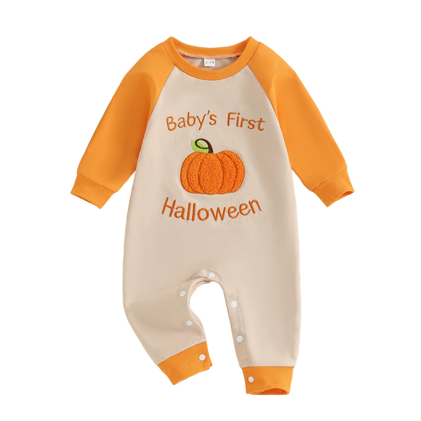 "My First Halloween" Baby Embroidered Sweatshirt Onesie-353