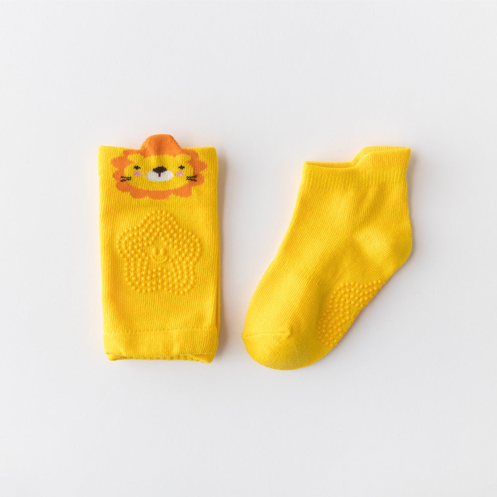 Baby Crawling Knee Pads & Non-Slip Socks Set| 0–3 Years