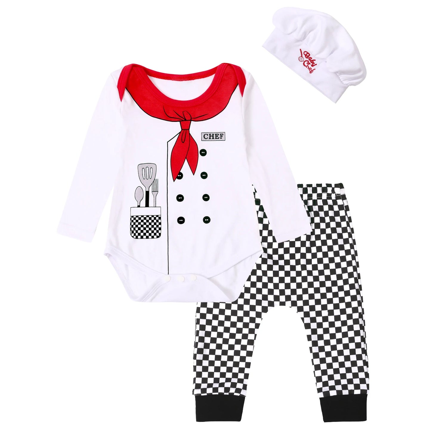 Halloween Outfit Baby Bodysuit Pants Hat 3PCS-482