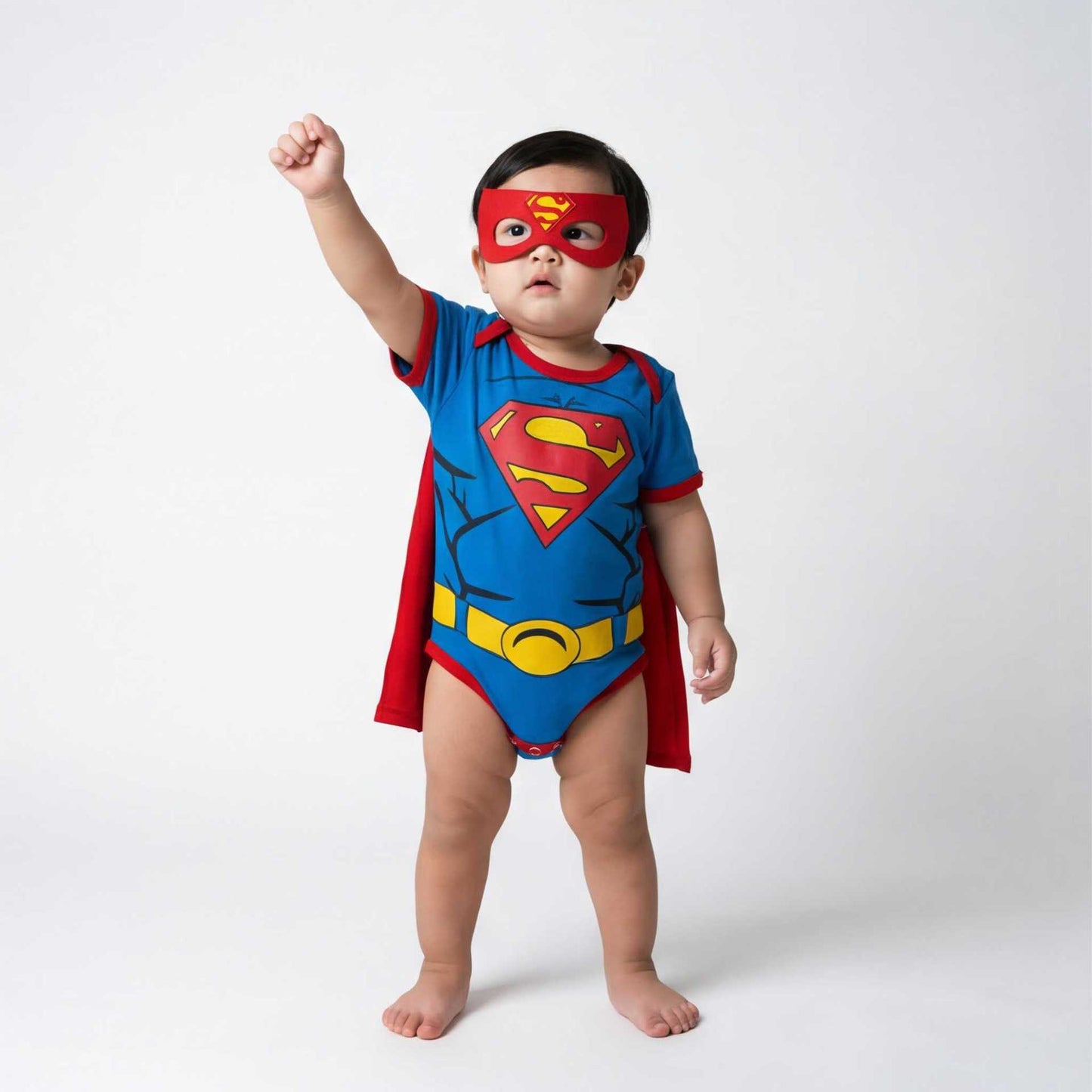 【Pre-Order】Superman Baby Costume Infant Onesie Romper Halloween Outfit Superhero Bodysuit Cape -131