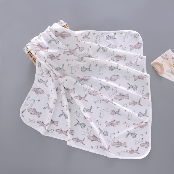 Newborn Baby Crib Wrap Organic Cotton Swaddle Blanket-99