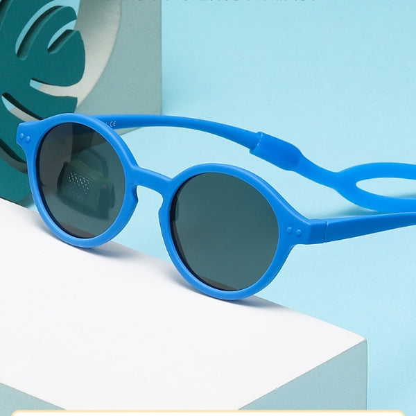 Baby & Toddler Silicone Round Sunglasses | 3-Stage Fit | UV400 | Ages 0-8Y