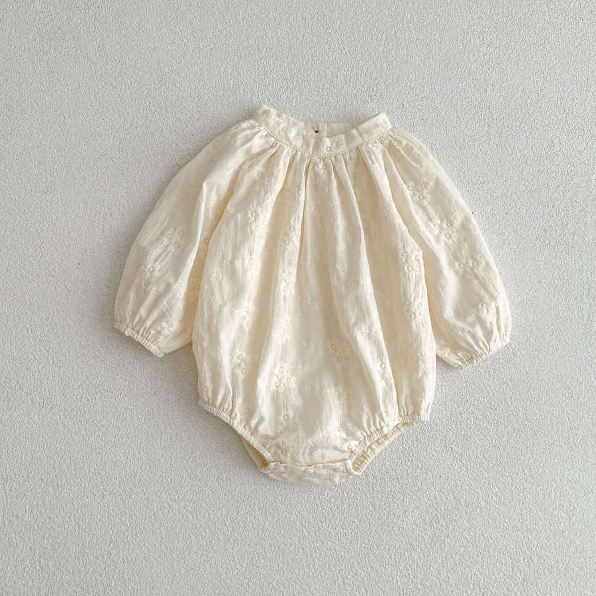 French Embroidered Dresses and Onesie for Baby Sisters-479