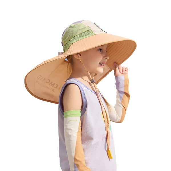 Children Wide Brim Sun Protection Hat – 107