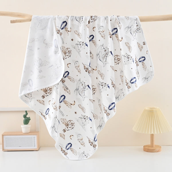 Newborn Baby Crib Wrap Organic Cotton Swaddle Blanket-99