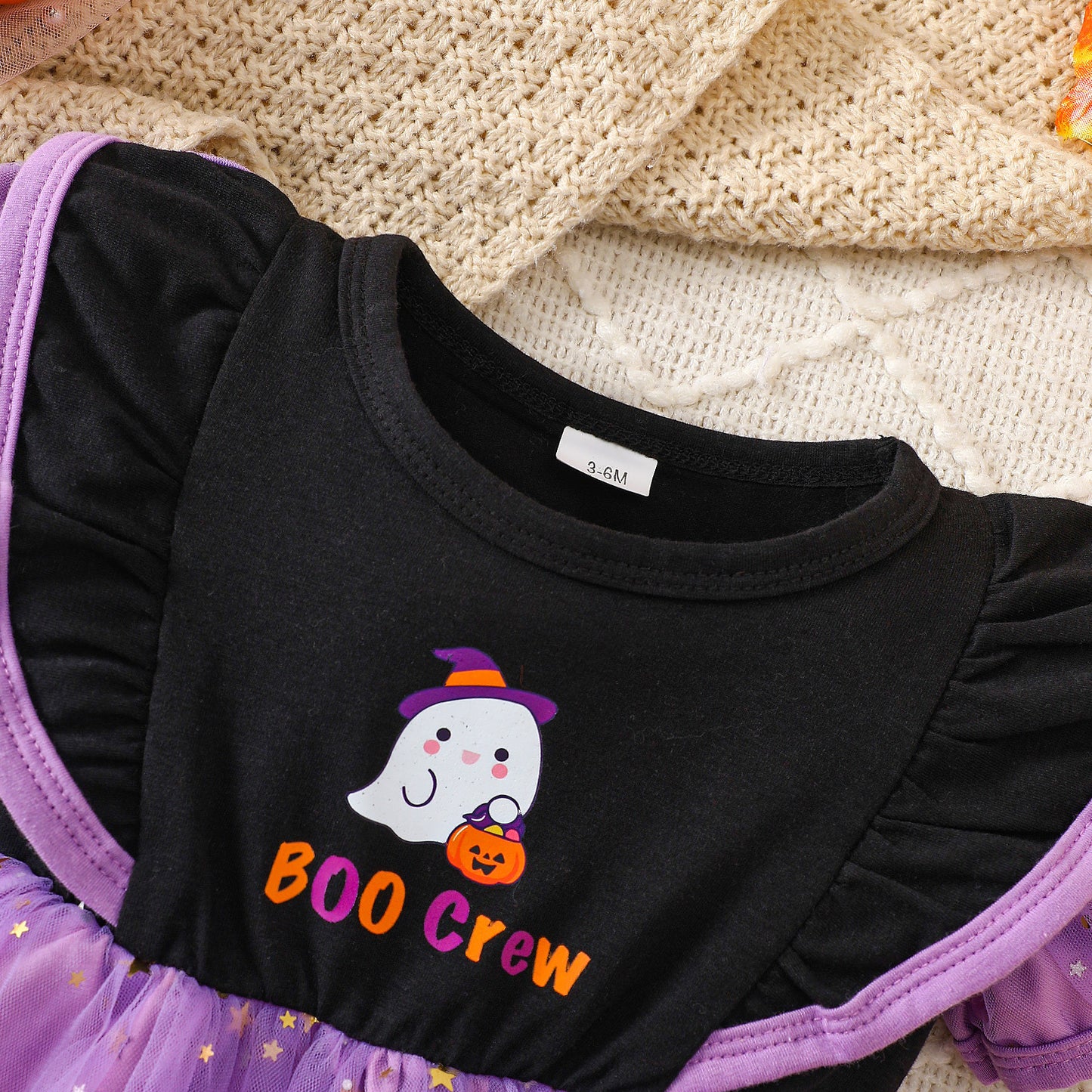 Girls' Boo Crew Halloween Tulle Dress | Princess Costume-415