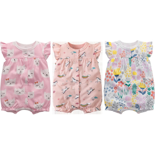 Newborn Baby Summer Onesie Set-379