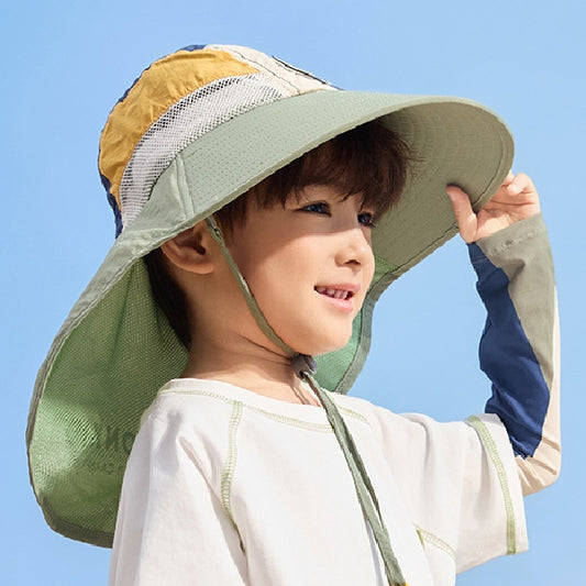 Children Wide Brim Sun Protection Hat – 107