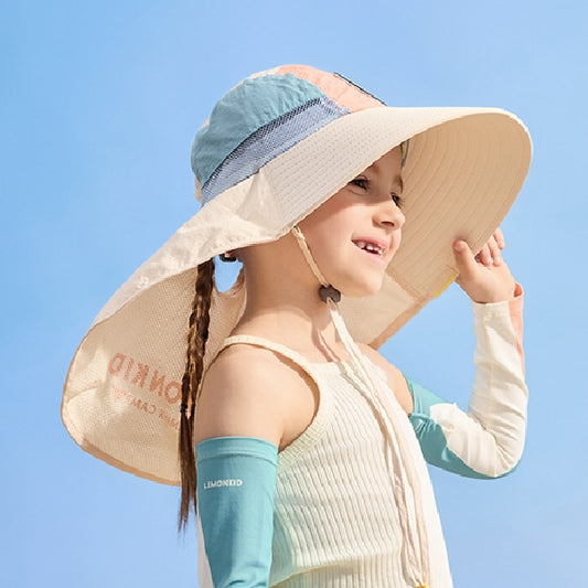 Children Wide Brim Sun Protection Hat – 107