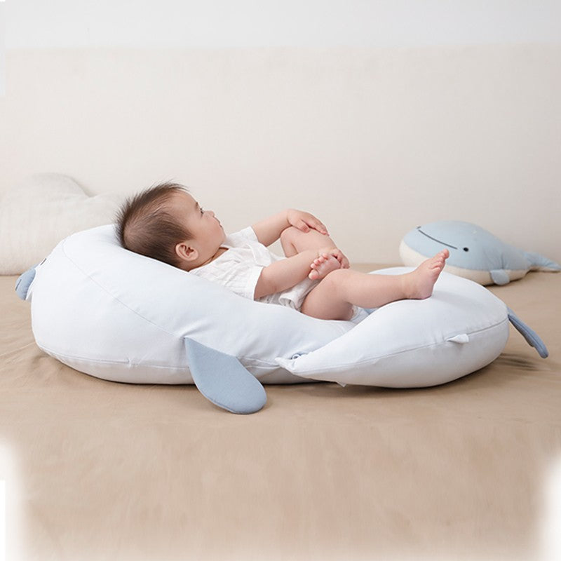 Baby sleeping hotsell on v pillow