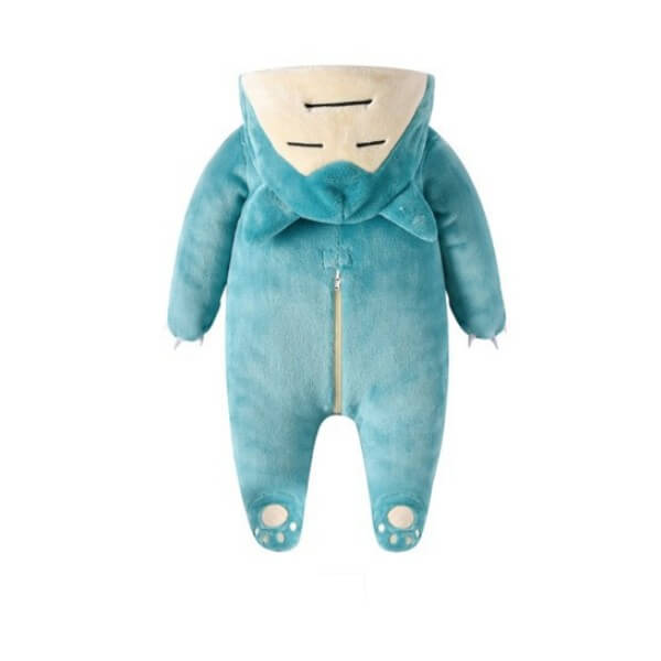 babysleepbetter.com Snorlax Costume Romper Cosplay Infant Onesie Winter Outfit