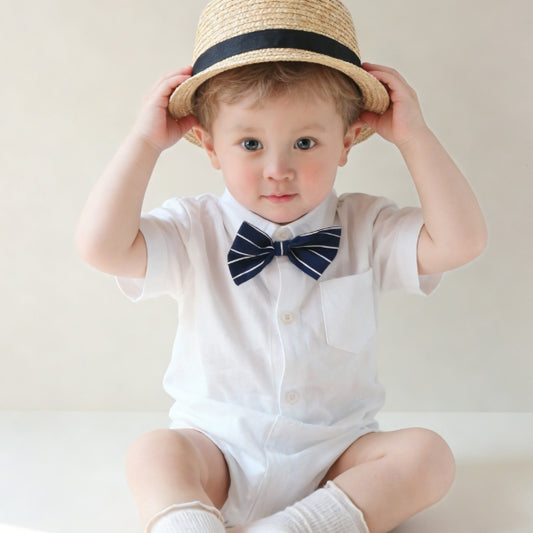 Baby Boy Formal Wear Onesie For Summer-333