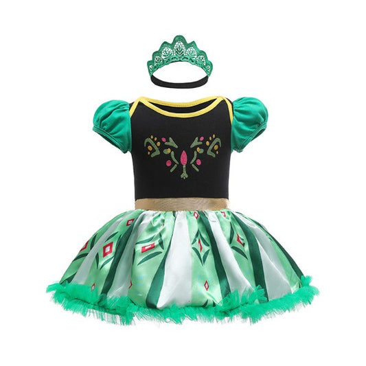 Ana Baby Girl Princess Onesie Dress Costume-174