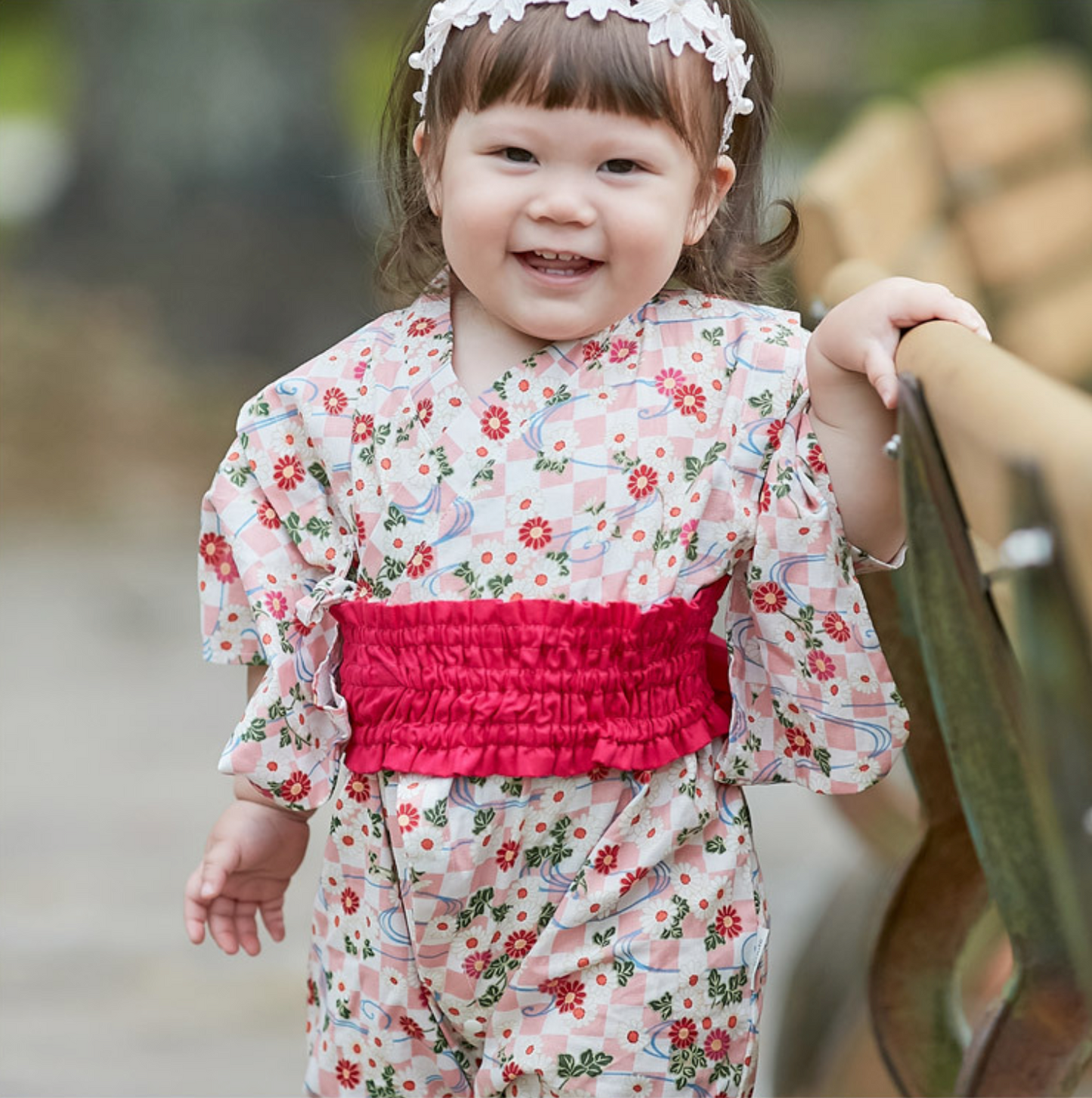 Baby Kimono Summer Onesie 95% Cotton-454