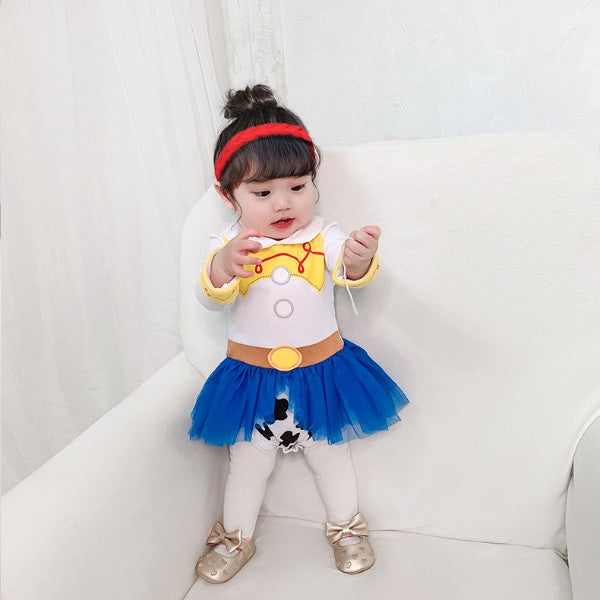 Jessie Baby Girl Princess Onesie Dress Costume-175