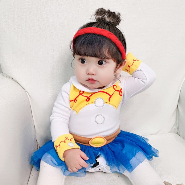 Jessie Baby Girl Princess Onesie Dress Costume-175