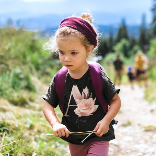 Custom Name Baby Onesie Kids T-shirt Alphabet -239