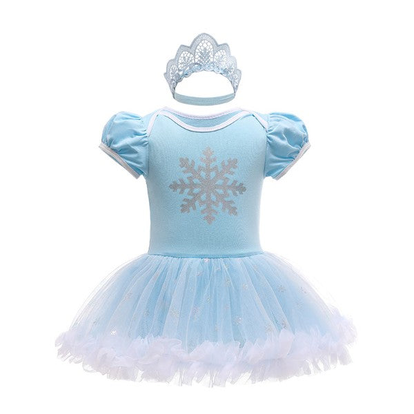 Elsa Baby Girl Princess Onesie Dress Costume-173