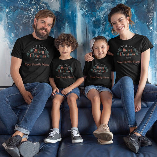 Family Name T-shirt Baby Onesie Christmas - 248