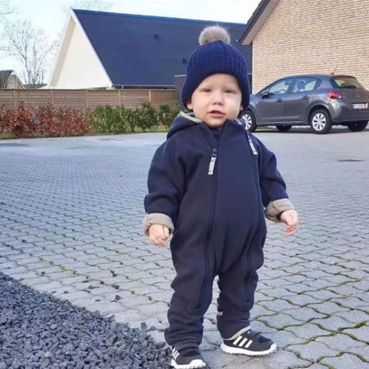 Baby Premium Fleece Suit Romper-565
